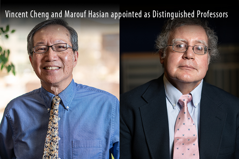 Vincent Cheng and Marouf Hasian appointed as Distinguished Professors