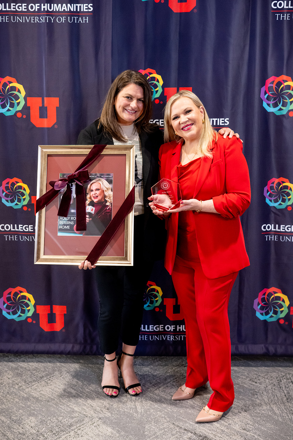 Marcie Young Cancio and Holly Rowe